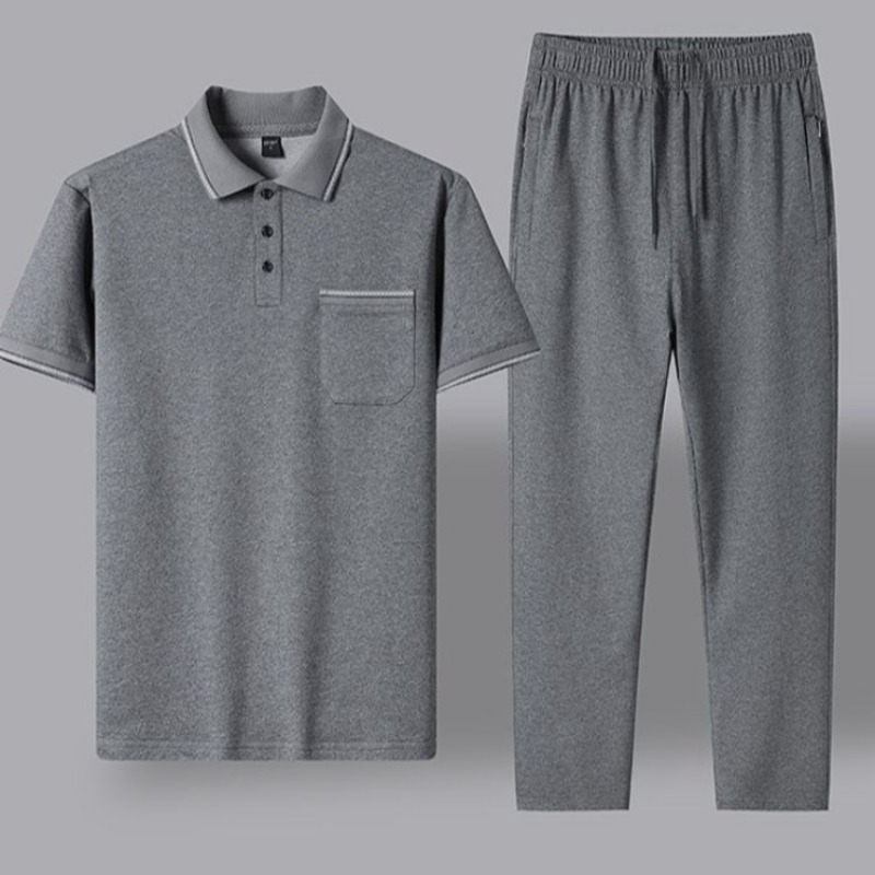 Conjunto casual masculino de v - Men'S Fashion Polo avaliação e preço