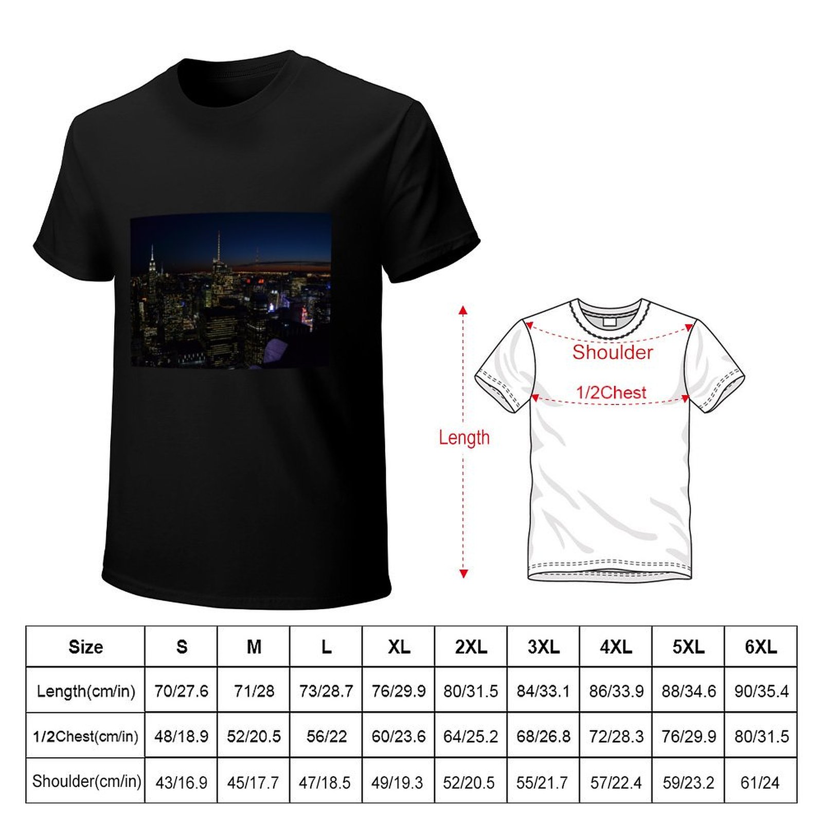 Camiseta NYC à Noite, Casual,  - Men'S Fashion Nyc avaliação e preço
