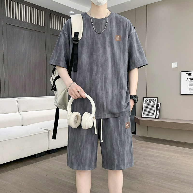 【Conjunto de Camiseta + Shorts - Men'S Fashion T Shirts avaliação e preço