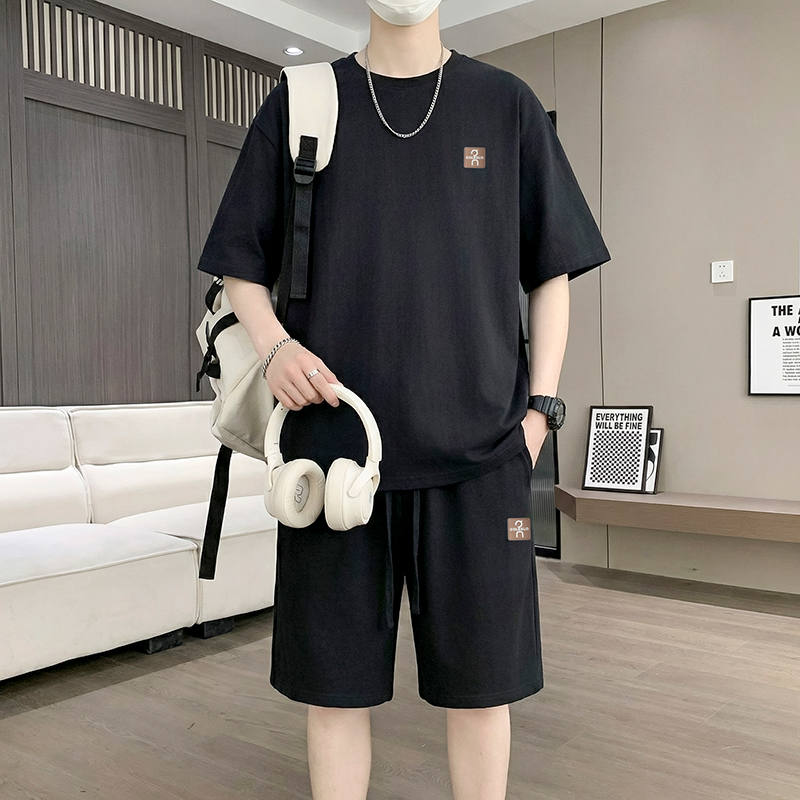 【Conjunto de Camiseta + Shorts - Men'S Fashion T Shirts avaliação e preço