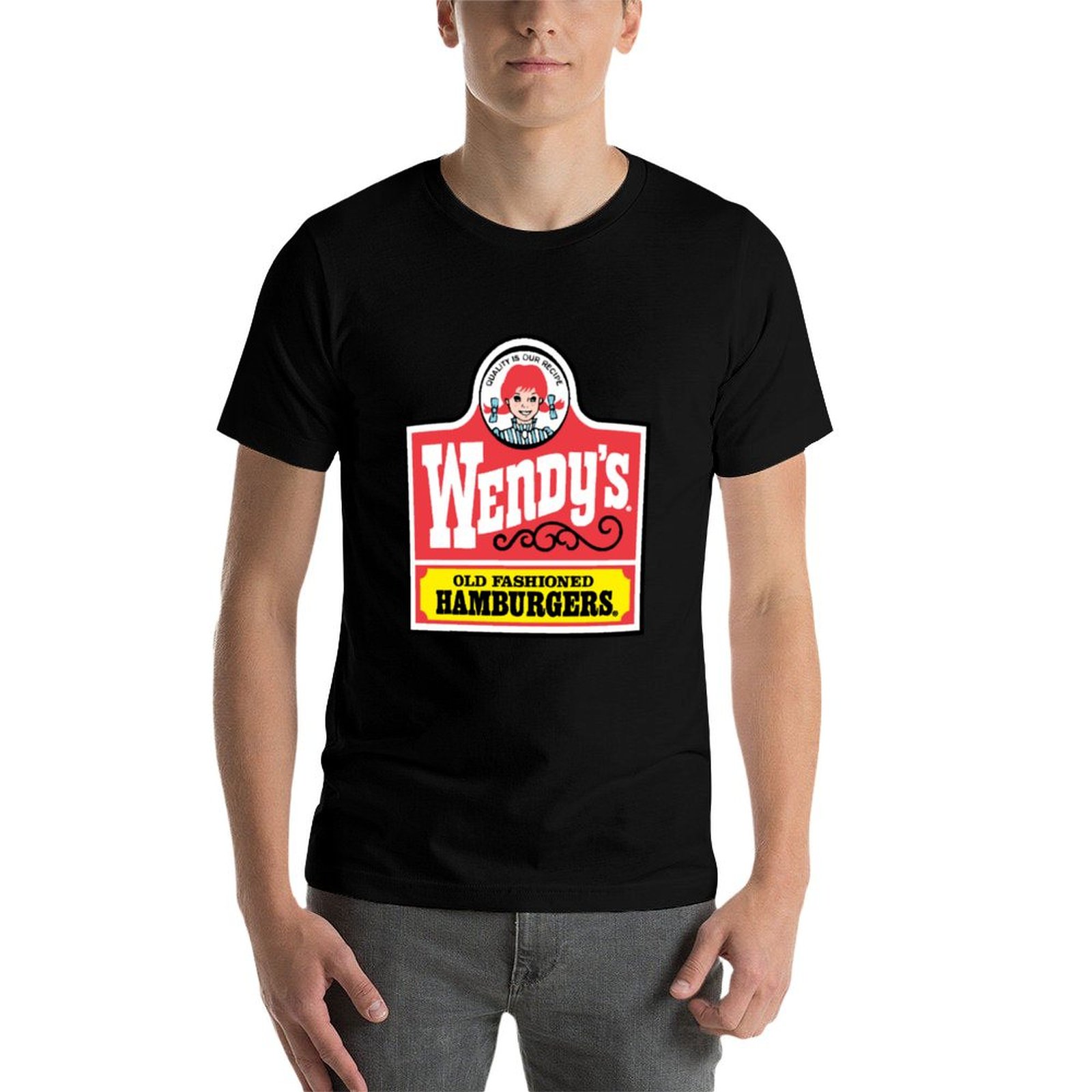 Camiseta retrô Wendy's Old Fas - Men'S Fashion Hamburg avaliação e preço