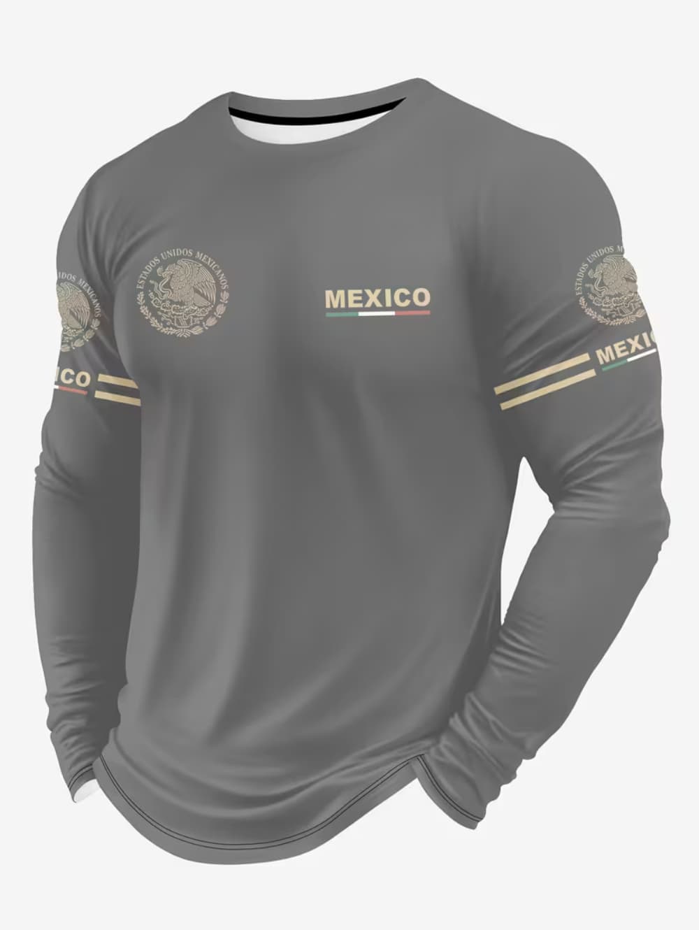 Camiseta Masculina Estampada Á - Mens Fashion Mexico avaliação e preço