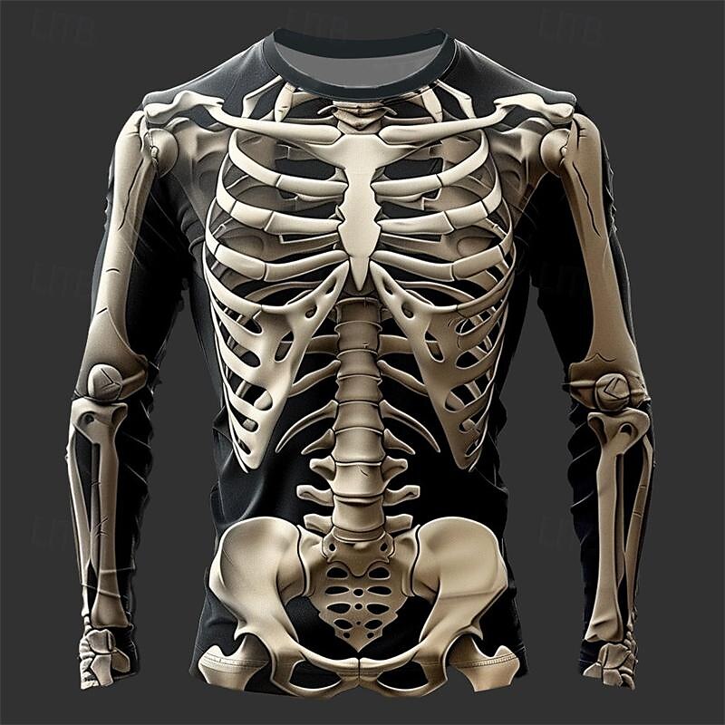 Camiseta Masculina de Manga Lo - Men'S Fashion T Shirts avaliação e preço