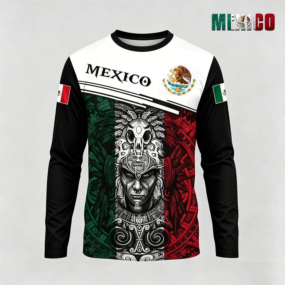 Camiseta de Manga Longa com Es - Mens Fashion Mexico avaliação e preço