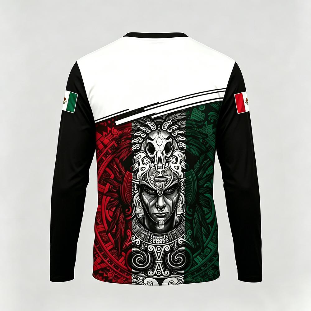 Camiseta de Manga Longa com Es - Mens Fashion Mexico avaliação e preço