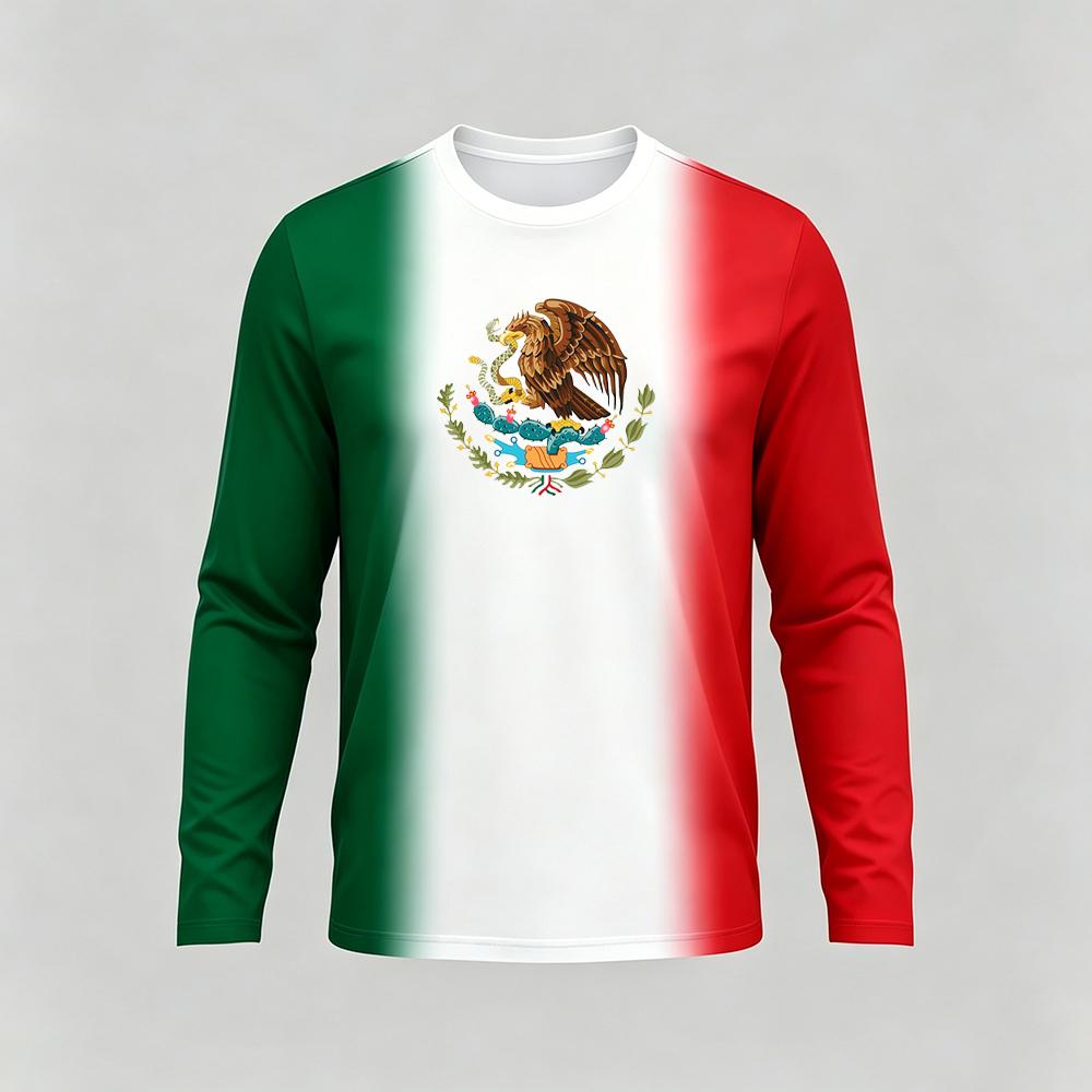 Camiseta de Manga Longa com Es - Mens Fashion Mexico avaliação e preço