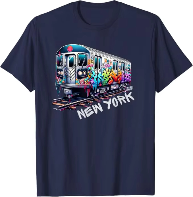 Nova york trem graffiti estilo - Men'S Fashion Nyc avaliação e preço
