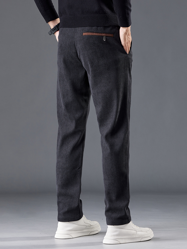 Calças de veludo masculino out - Men'S Fashion Khaki Pants avaliação e preço