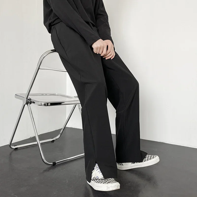 Calças de Terno Masculinas Est - Men'S Fashion Khaki Pants avaliação e preço